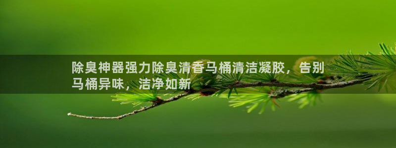 凯时国际app首页登录：除臭神器强力除臭清香马桶清洁凝胶