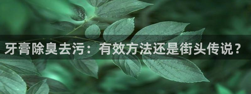 尊龙官网注册：牙膏除